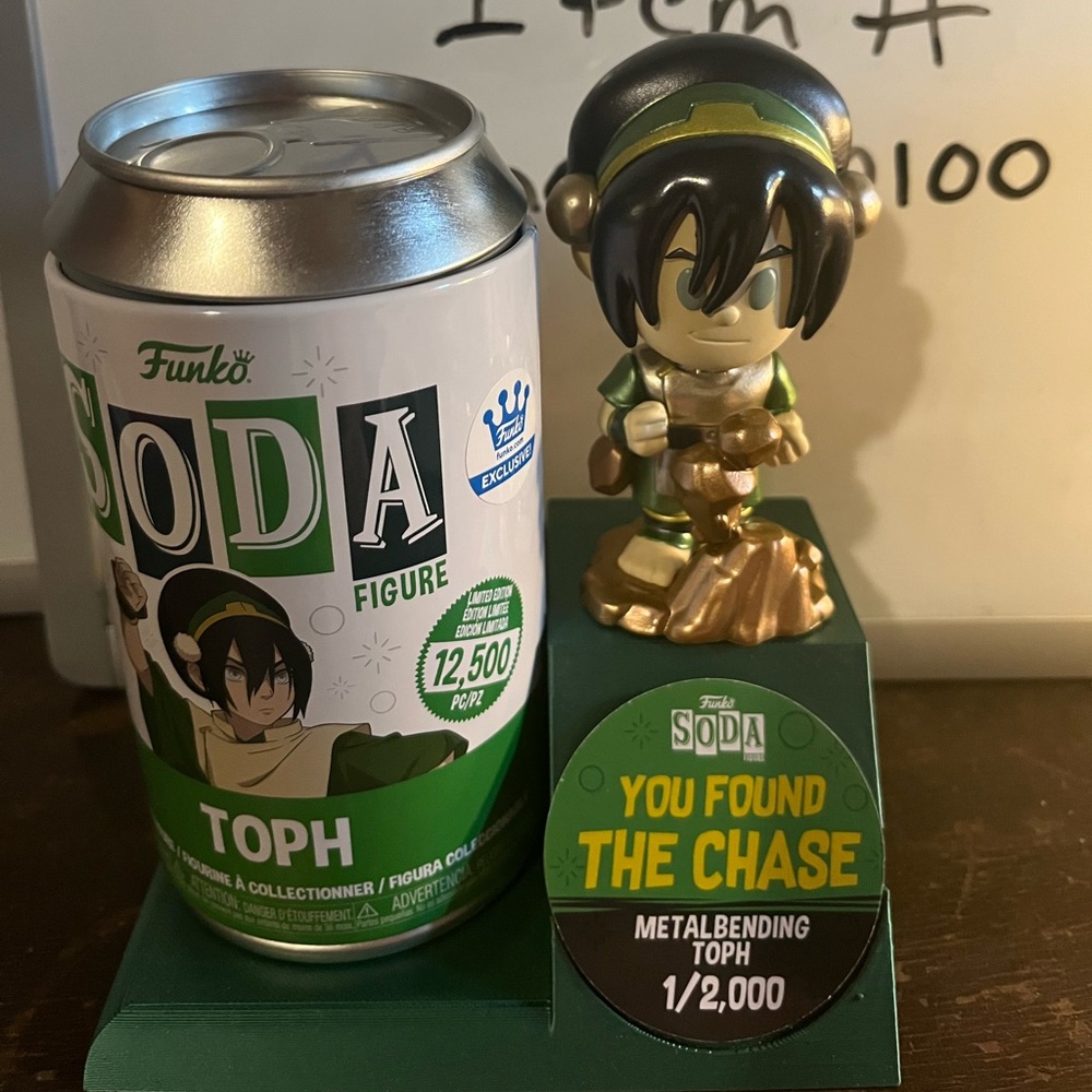 Funko Soda CHASE Toph Metal Bending the last airbender limited edition figure